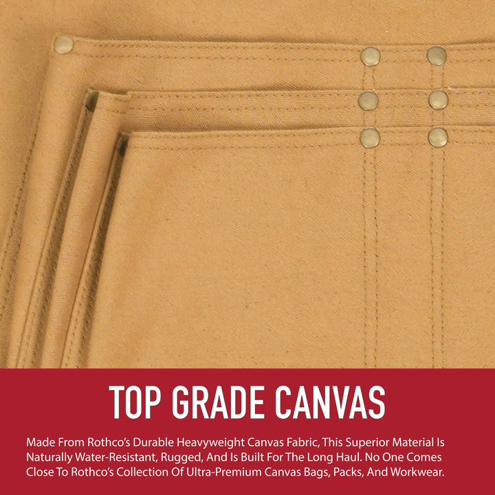 Canvas Full Work Apron - Premium Workwear from Rothco - Just $39.95! Shop now at Pat's Monograms