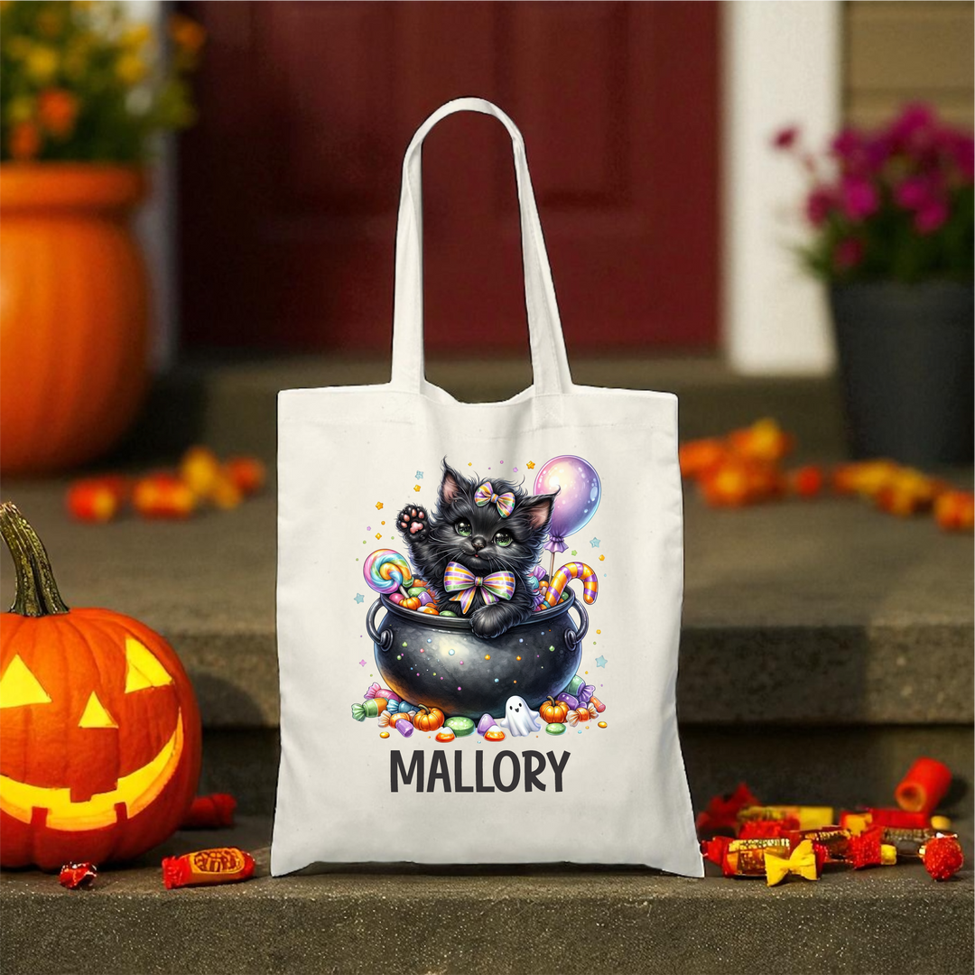 Personalized Halloween Trick or Treat Bags - Premium Holiday Accessories from Pat's Monograms - Just $12.95! Shop now at Pat's Monograms