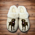 Labrador Chocolate Snuggs Slippers — E&S Pets