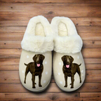Labrador Chocolate Snuggs Slippers — E&S Pets