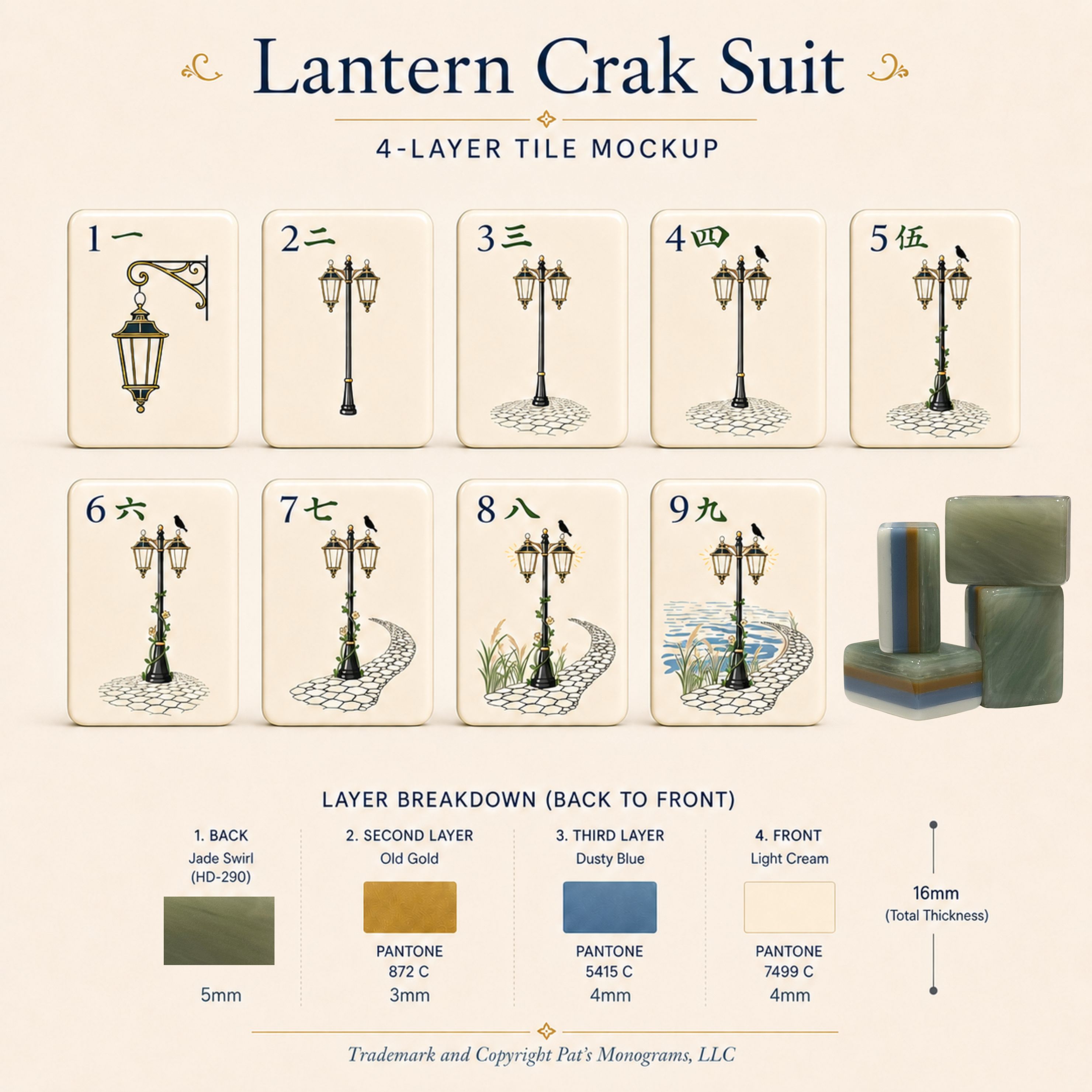 The Mahjestic South - Mahjong Set - PREORDER - Premium Mahjong from Told in Tiles - Just $450! Shop now at Pat's Monograms