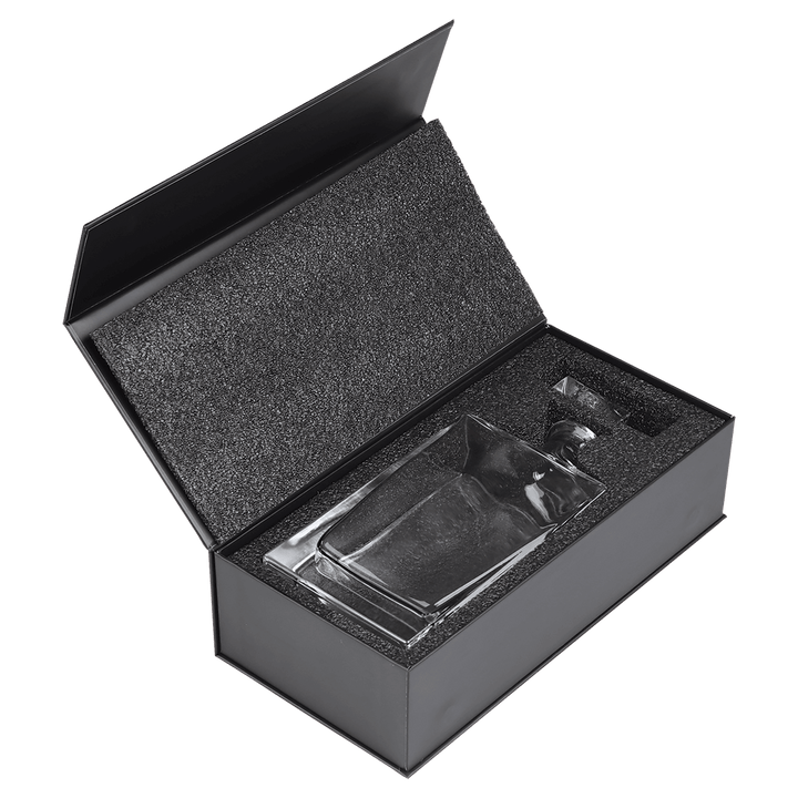 Rectangle Glass Decanter - 810ml add Laser Engraving - Premium barware from JDS - Just $34.95! Shop now at Pat's Monograms