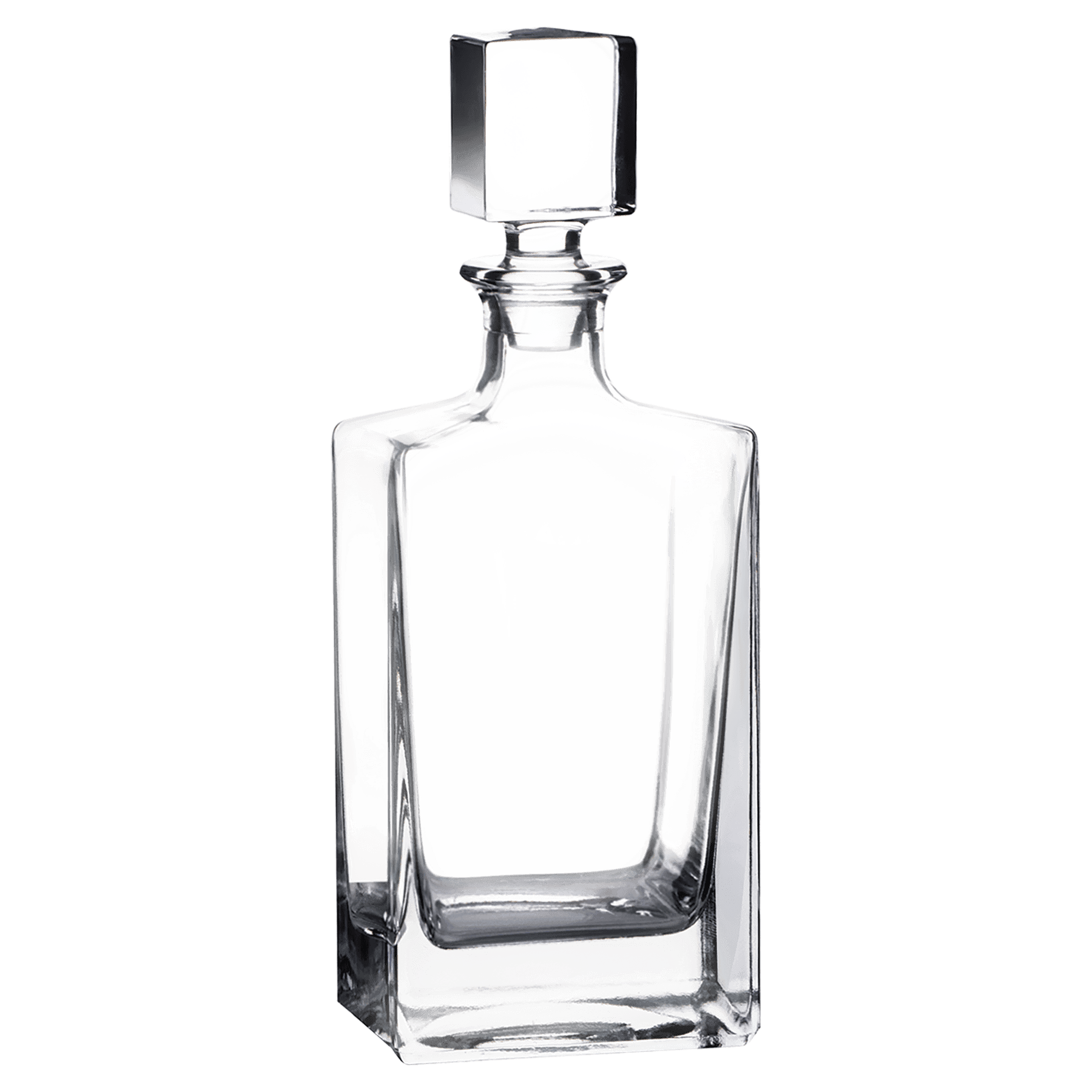 Rectangle Glass Decanter - 810ml add Laser Engraving - Premium barware from JDS - Just $34.95! Shop now at Pat's Monograms