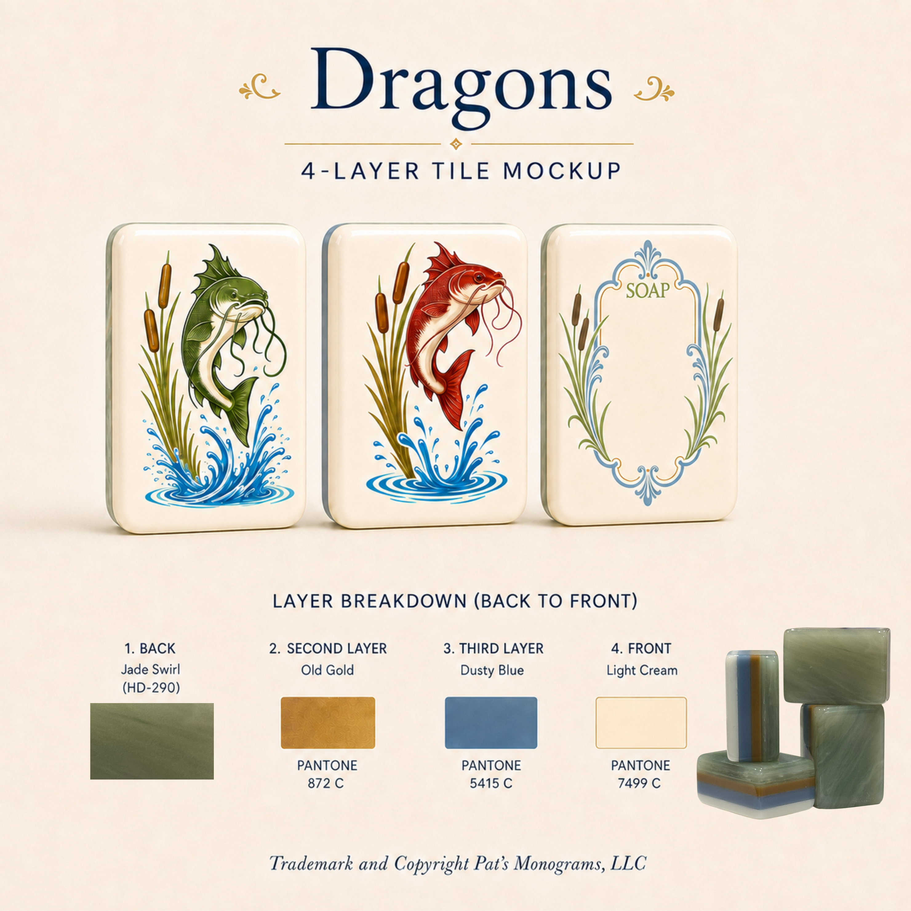 The Mahjestic South - Mahjong Set - PREORDER - Premium Mahjong from Told in Tiles - Just $450! Shop now at Pat's Monograms