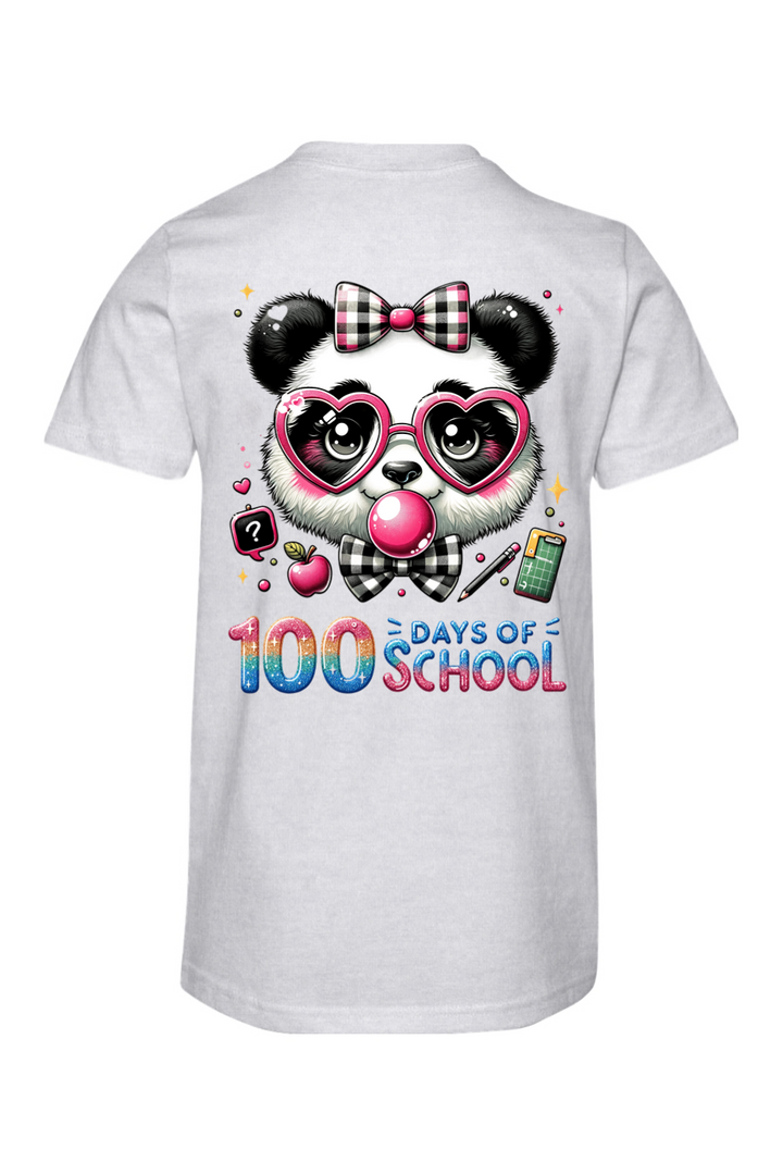 100 Days of School - Panda - Premium T-Shirts from Pat's Monograms - Just $24.95! Shop now at Pat's Monograms