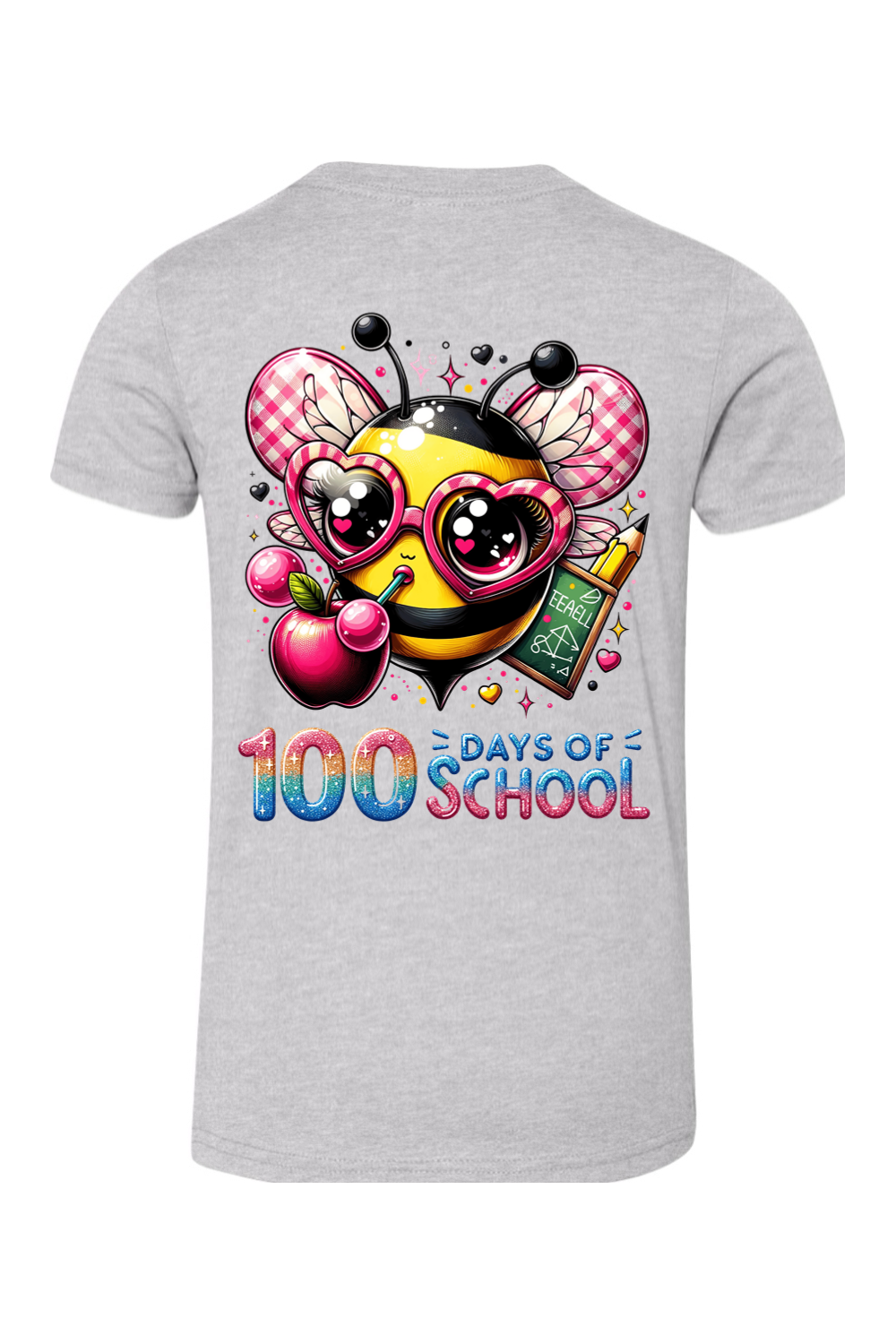 100 Days of School - Honey Bee - Premium T-Shirts from Pat's Monograms - Just $24.95! Shop now at Pat's Monograms