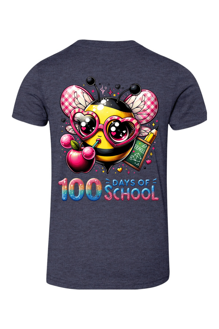 100 Days of School - Honey Bee - Premium T-Shirts from Pat's Monograms - Just $24.95! Shop now at Pat's Monograms