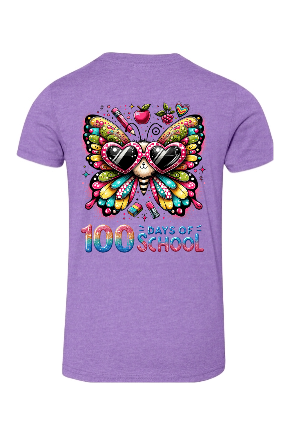 100 Days of School - Butterfly - Premium T-Shirts from Pat's Monograms - Just $24.95! Shop now at Pat's Monograms