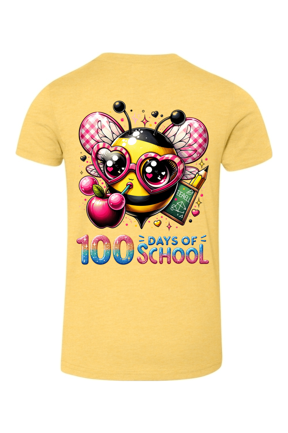 100 Days of School - Honey Bee - Premium T-Shirts from Pat's Monograms - Just $24.95! Shop now at Pat's Monograms