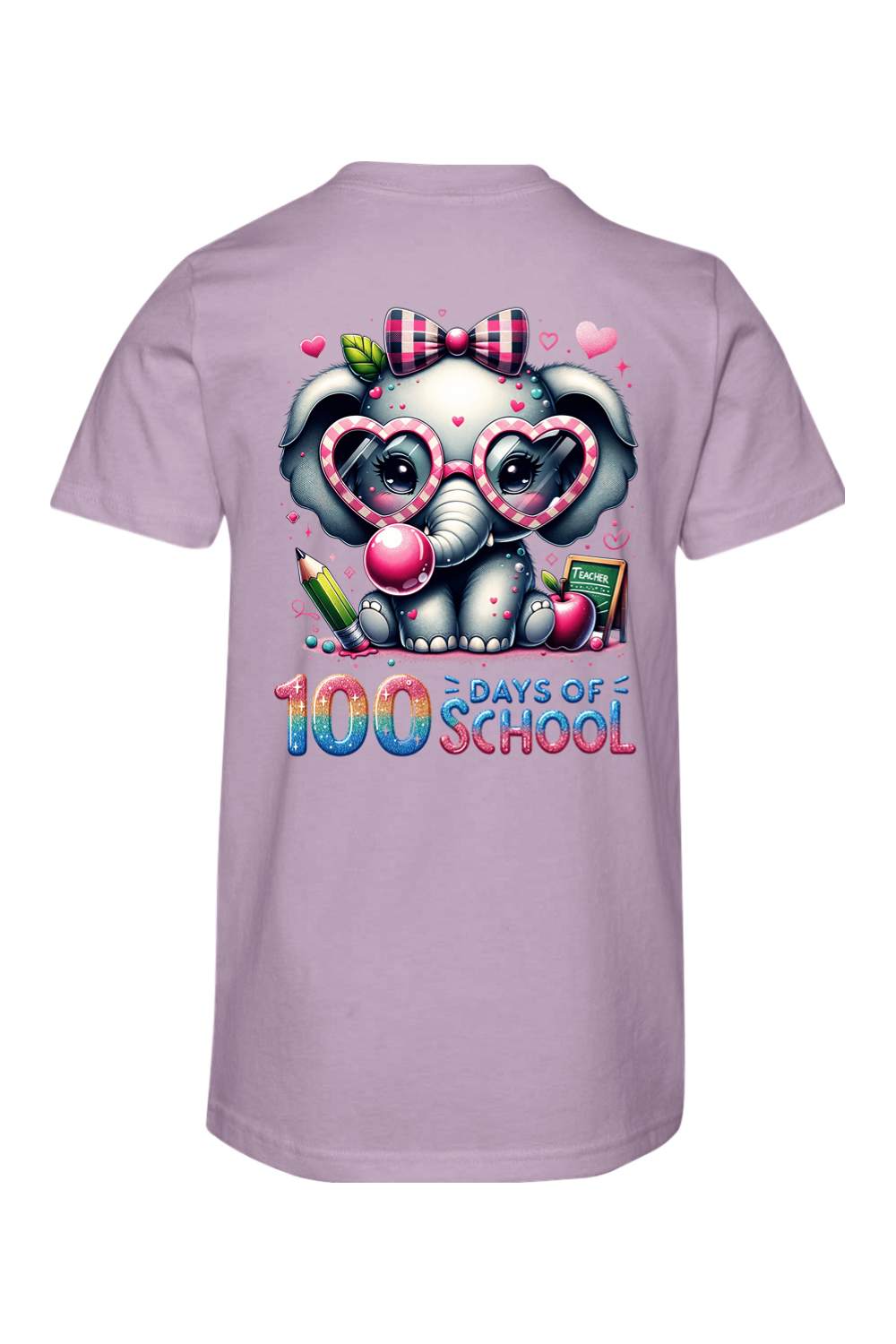 100 Days of School - Elephant - Premium T-Shirts from Pat's Monograms - Just $24.95! Shop now at Pat's Monograms