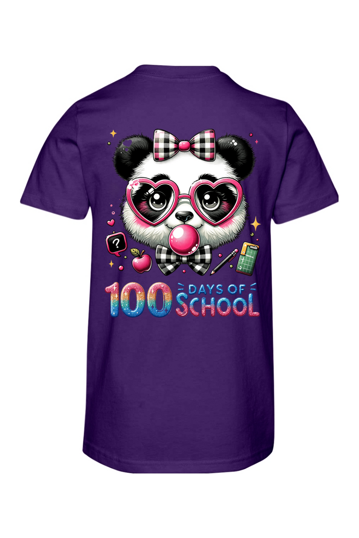 100 Days of School - Panda - Premium T-Shirts from Pat's Monograms - Just $24.95! Shop now at Pat's Monograms