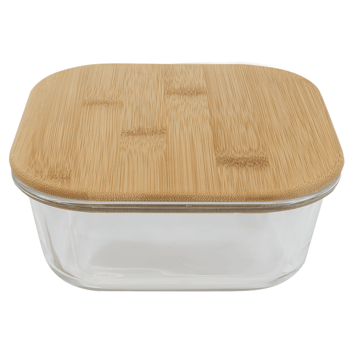 Laser Engravable 37oz. Square Glass Food Container - Premium Laser Engraved from JDS - Just $12.95! Shop now at Pat's Monograms