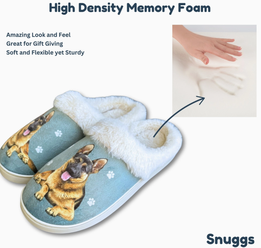 German Shepherd Snuggs Slippers - Premium Slippers from E&S Pets - Just $24.95! Shop now at Pat's Monograms