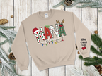 Custom Claus Sweatshirt for Grandma, Mama, Aunt, Nanny — Clothing