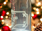 Santa's Milk Glass Bottles — drinkware