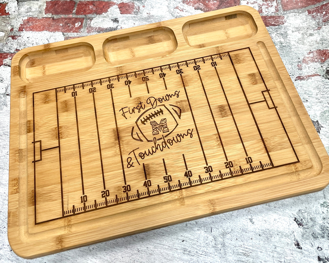 Laser Engraved Game Day Serving Board Board 17.5 x 13.5 - Premium Housewares from Pat's Monograms - Just $45.95! Shop now at Pat's Monograms