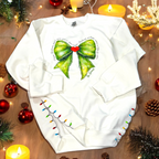 Christmas is More - Side Bow Sweatshirt — Christmas Shirts