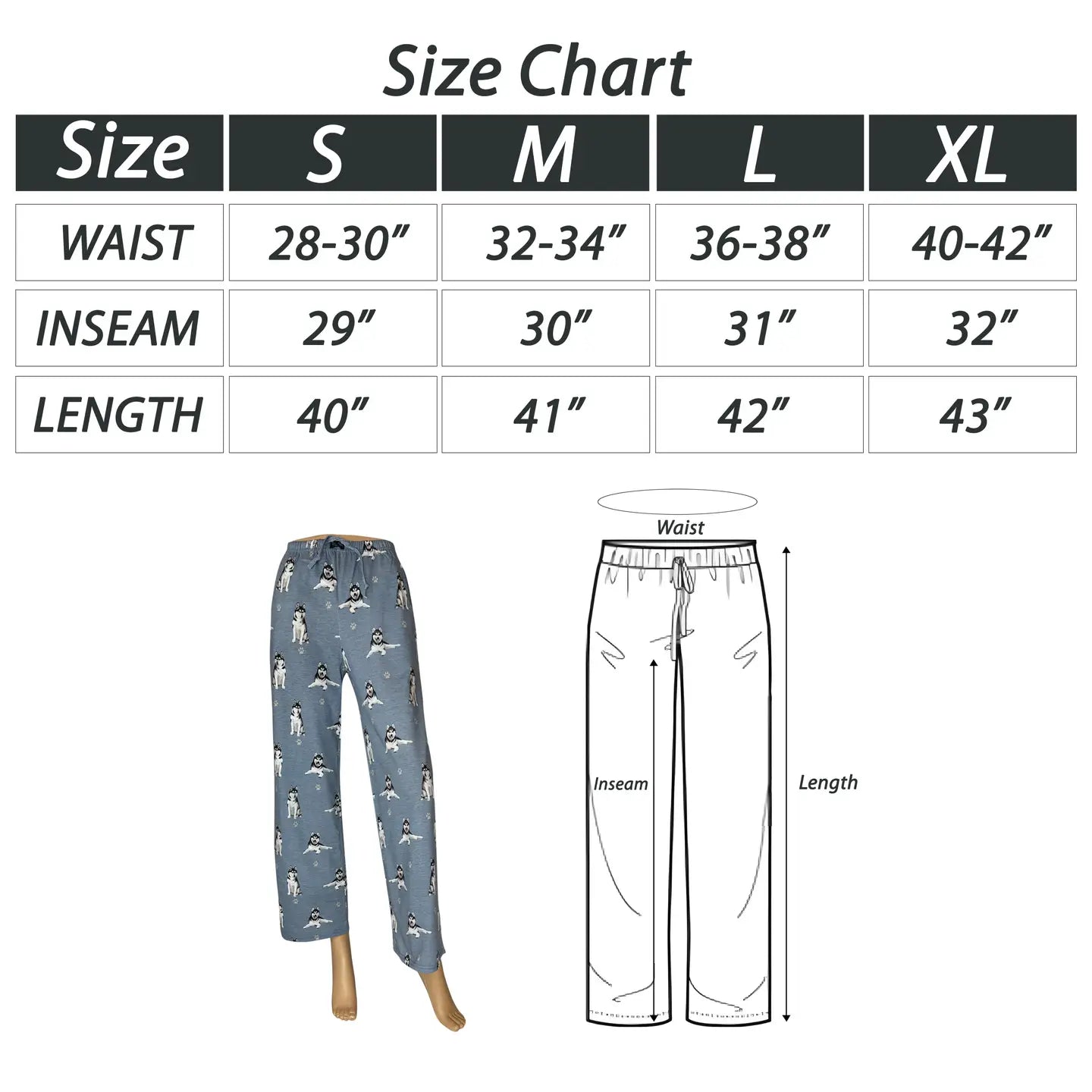 Siberian Husky Pajama Pants - Premium Pajamas from E&S Pets - Just $26.95! Shop now at Pat's Monograms