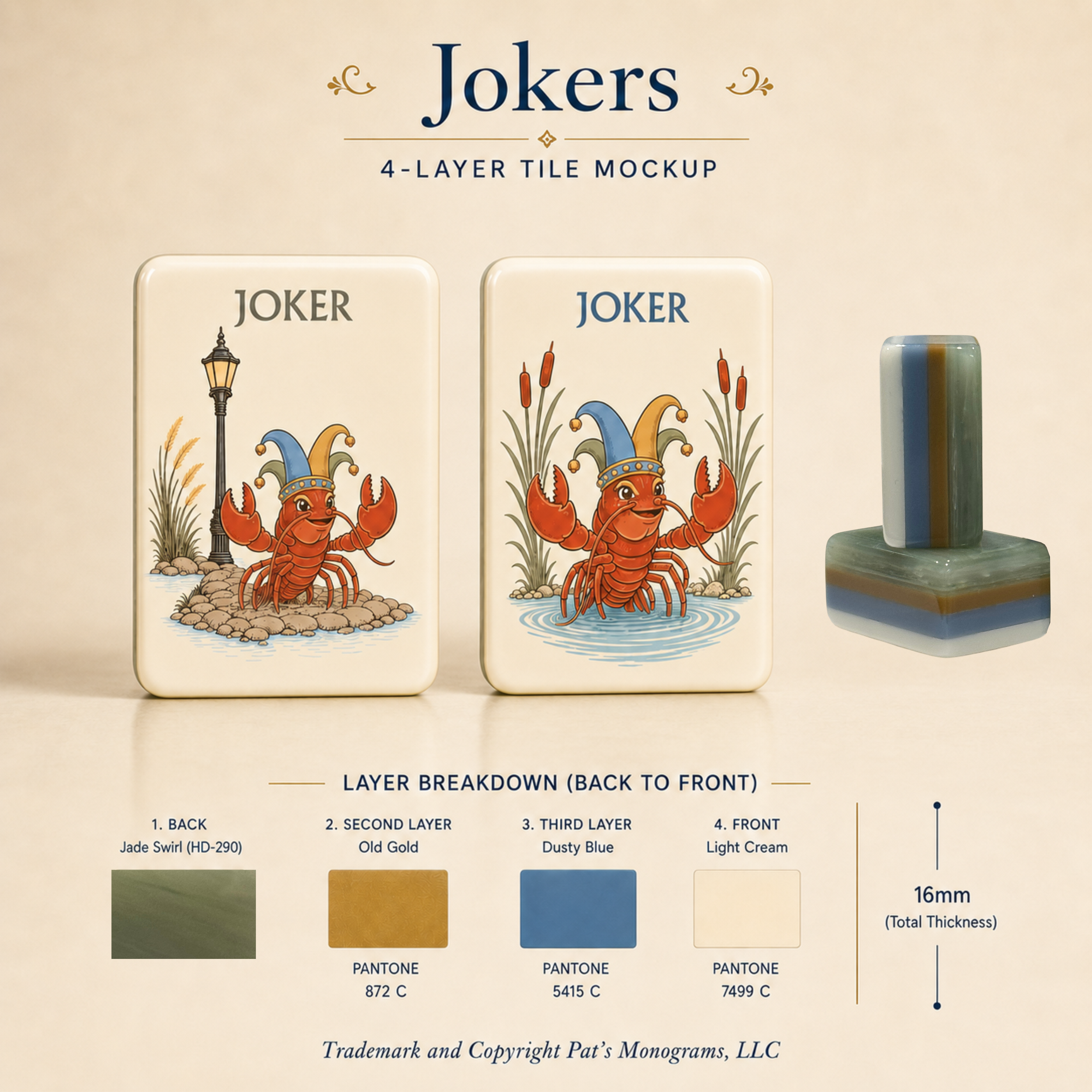 The Mahjestic South - Mahjong Set - PREORDER - Premium Mahjong from Told in Tiles - Just $450! Shop now at Pat's Monograms