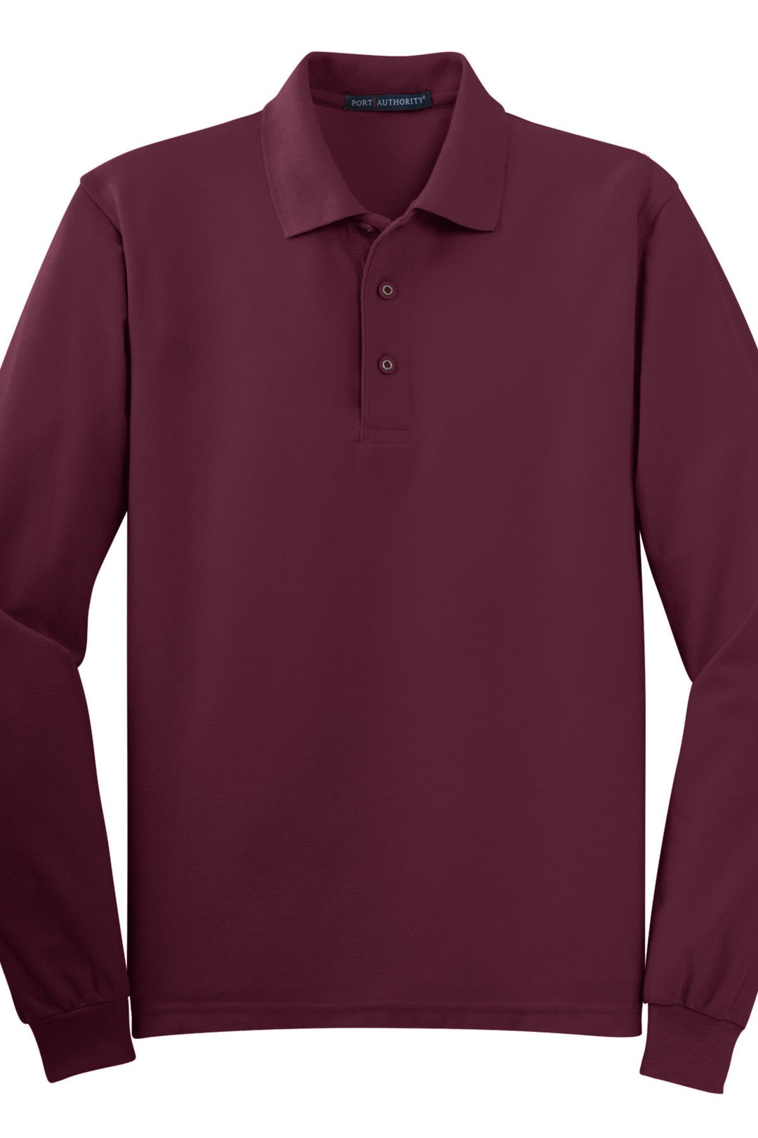 CCS - K500LS Port Authority Unisex Long Sleeve Silk Touch Polo - Premium School Uniform from Pat's Monograms - Just $27! Shop now at Pat's Monograms