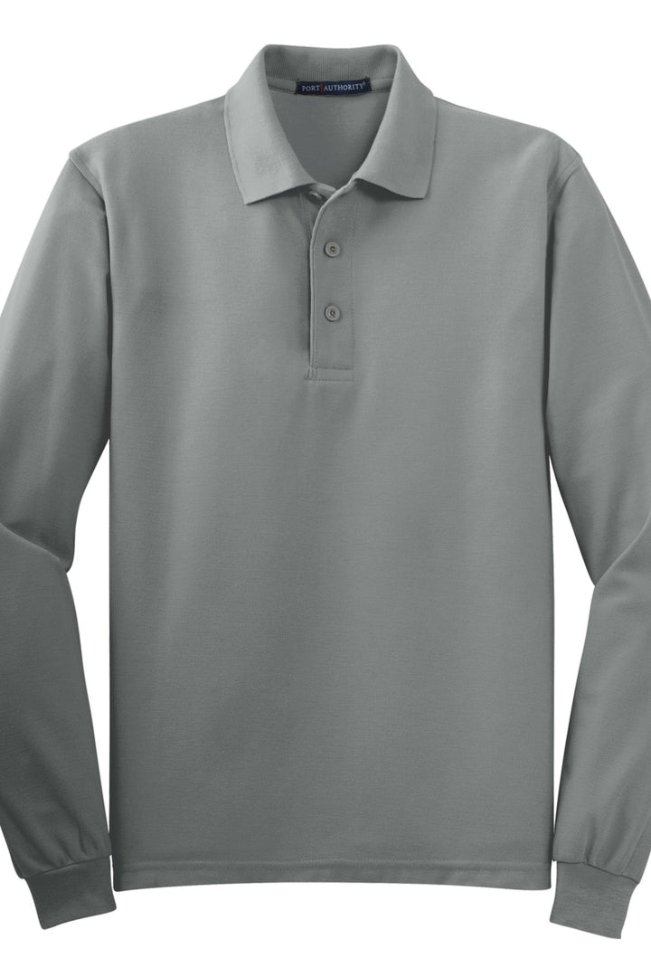 CCS - K500LS Port Authority Unisex Long Sleeve Silk Touch Polo - Premium School Uniform from Pat's Monograms - Just $27! Shop now at Pat's Monograms