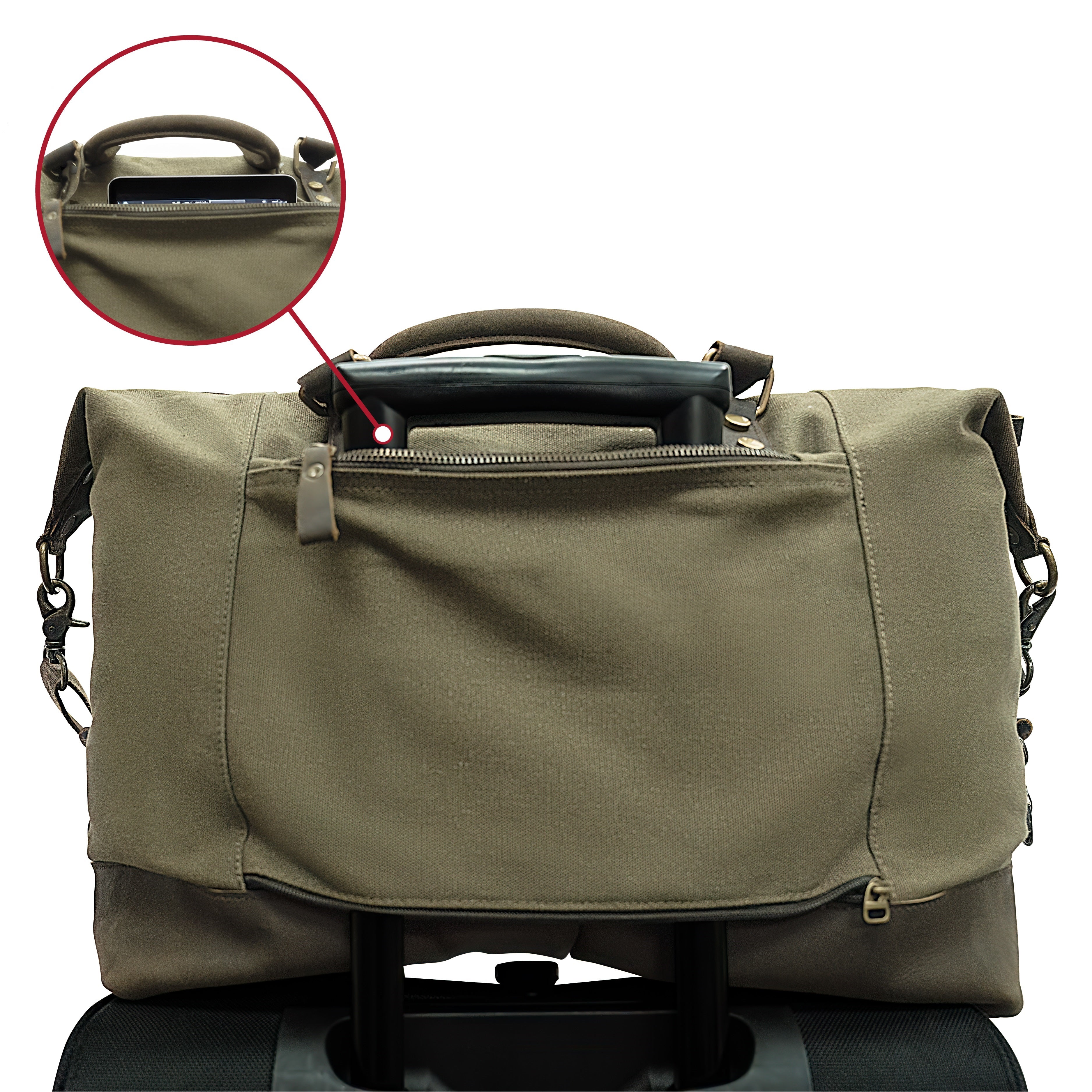 Vintage Carry-On Travel Bag - Premium  from Rothco - Just $69.95! Shop now at Pat's Monograms