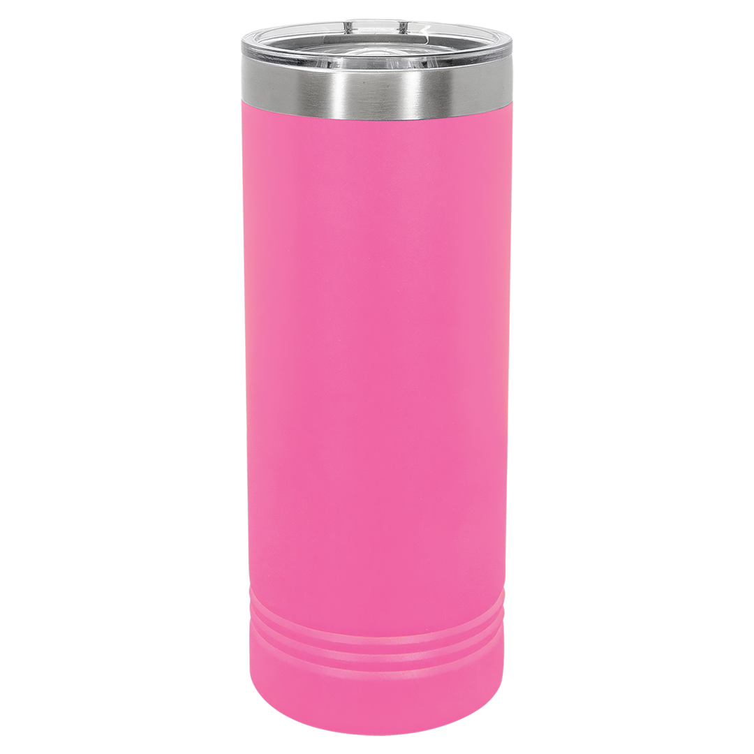 Laser Engraved Skinny Tumbler - 22oz. - Premium drinkware from Polar Camel - Just $23.50! Shop now at Pat's Monograms