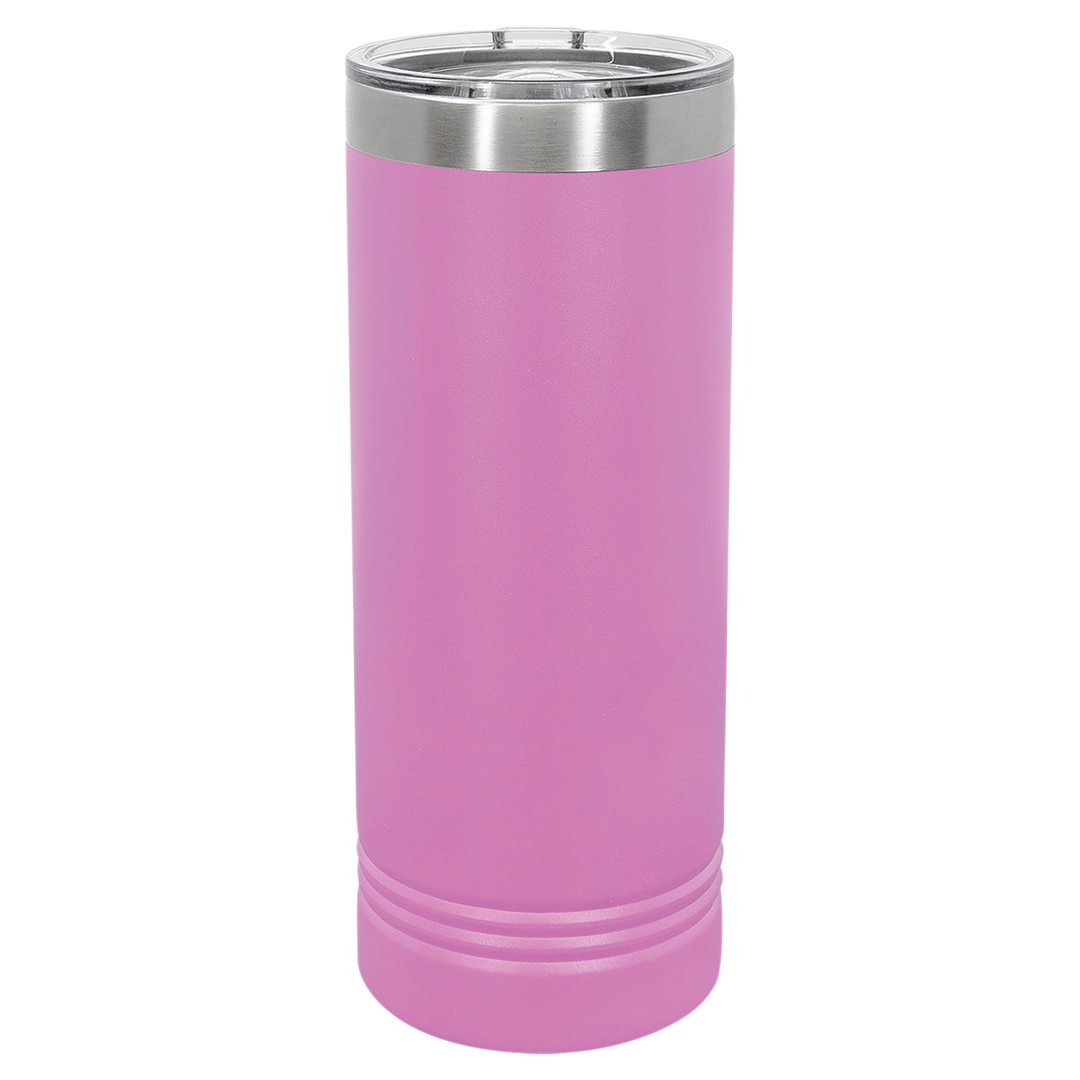 Laser Engraved Skinny Tumbler - 22oz. - Premium drinkware from Polar Camel - Just $23.50! Shop now at Pat's Monograms