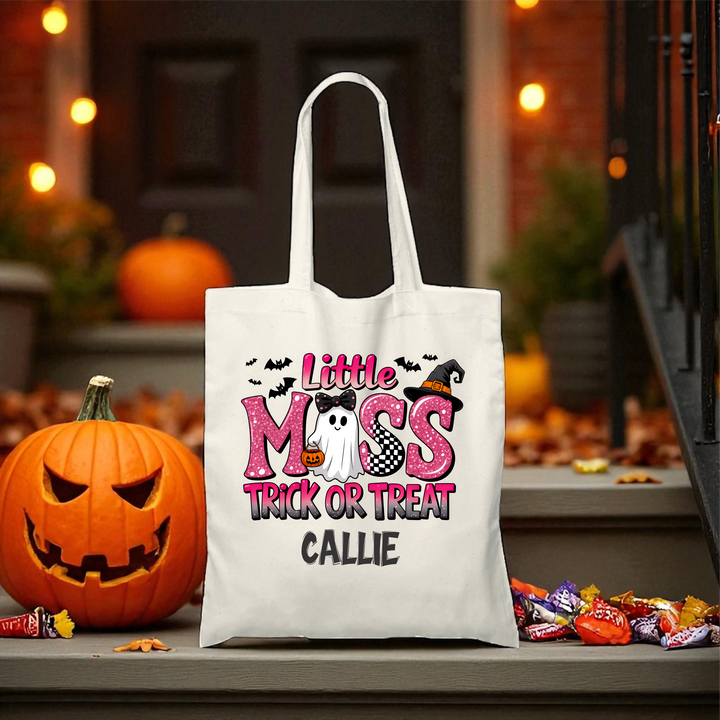 Personalized Halloween Trick or Treat Bags - Premium Holiday Accessories from Pat's Monograms - Just $12.95! Shop now at Pat's Monograms