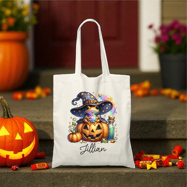 Personalized Halloween Trick or Treat Bags - Premium Holiday Accessories from Pat's Monograms - Just $12.95! Shop now at Pat's Monograms