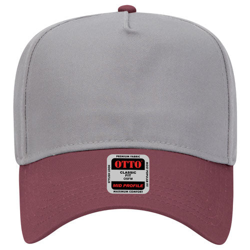 Otto 5 Panel 31- - Mid Profle Vintage Cotton/Twill Baseball Cap - Premium Hat from Otto Caps - Just $7.50! Shop now at Pat's Monograms