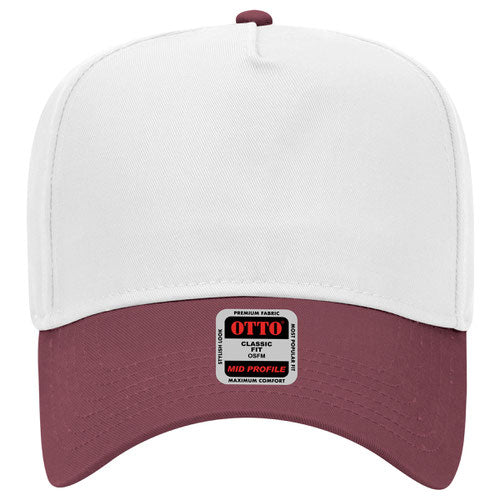 Otto 5 Panel 31- - Mid Profle Vintage Cotton/Twill Baseball Cap - Premium Hat from Otto Caps - Just $7.50! Shop now at Pat's Monograms