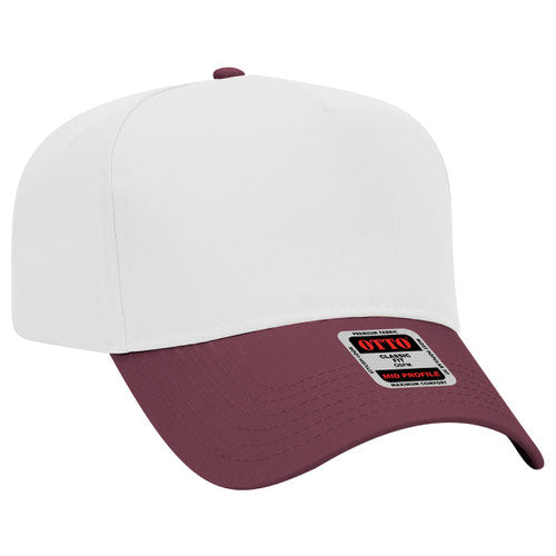 Otto 5 Panel 31- - Mid Profle Vintage Cotton/Twill Baseball Cap - Premium Hat from Otto Caps - Just $7.50! Shop now at Pat's Monograms