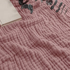 Adult Muslin Cotton Throw - Mauve — Comfy Cubs blanket