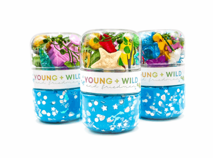 Mermaid Ocean Grab N Go Dough Jar - Premium Play Sets from Young Wild & Friedman - Just $14.95! Shop now at Pat's Monograms