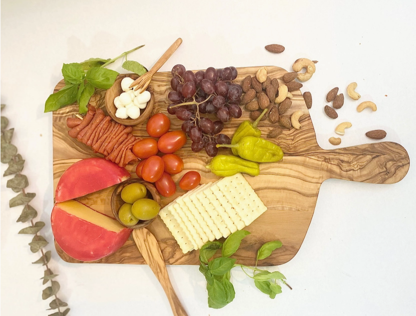 Olive Wood Charcuterie Board - Premium Cutting Boards from Natural OliveWood - Just $74.95! Shop now at Pat's Monograms