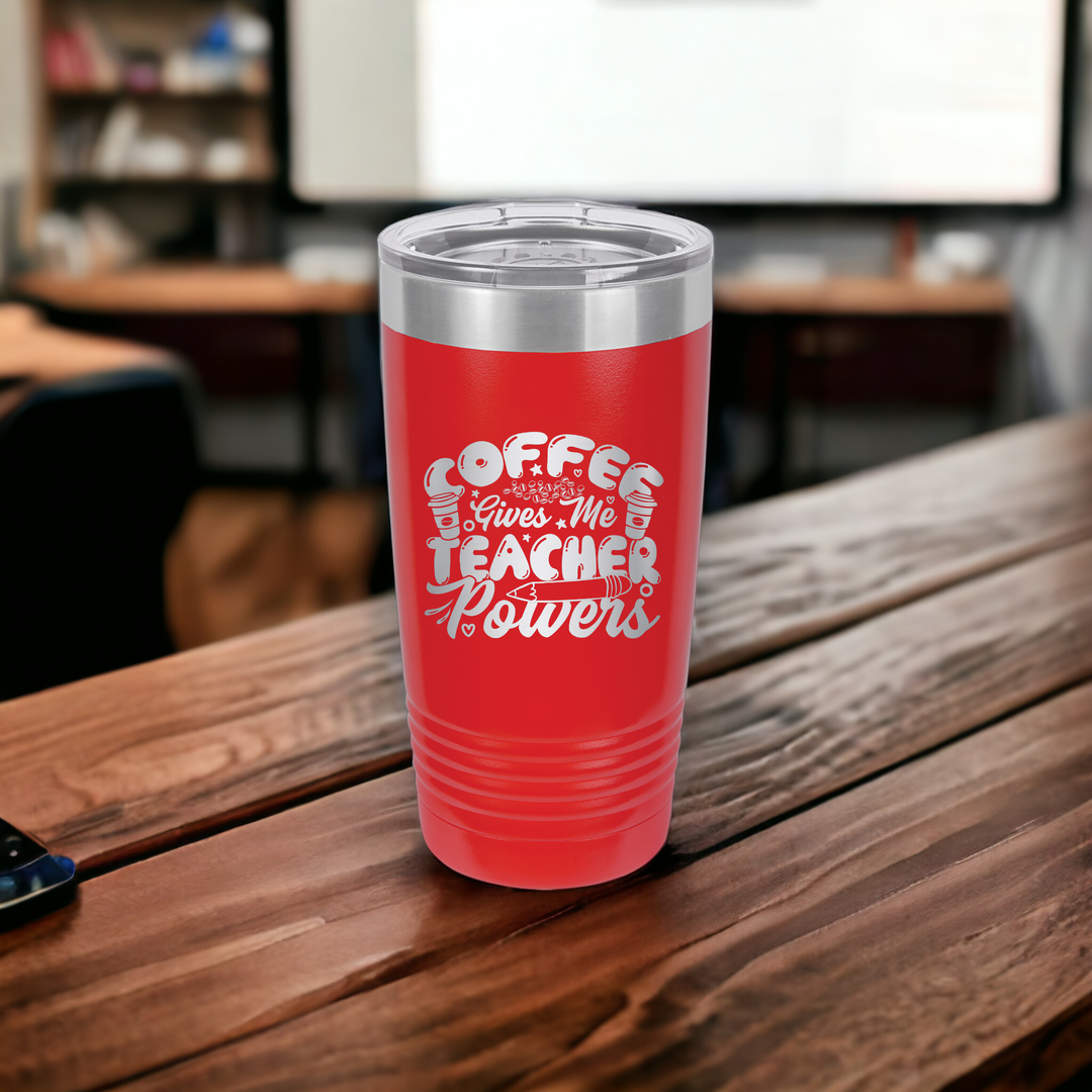 Teacher Appreciation 20oz. Tumblers - Premium drinkware from Pat's Monograms - Just $24! Shop now at Pat's Monograms