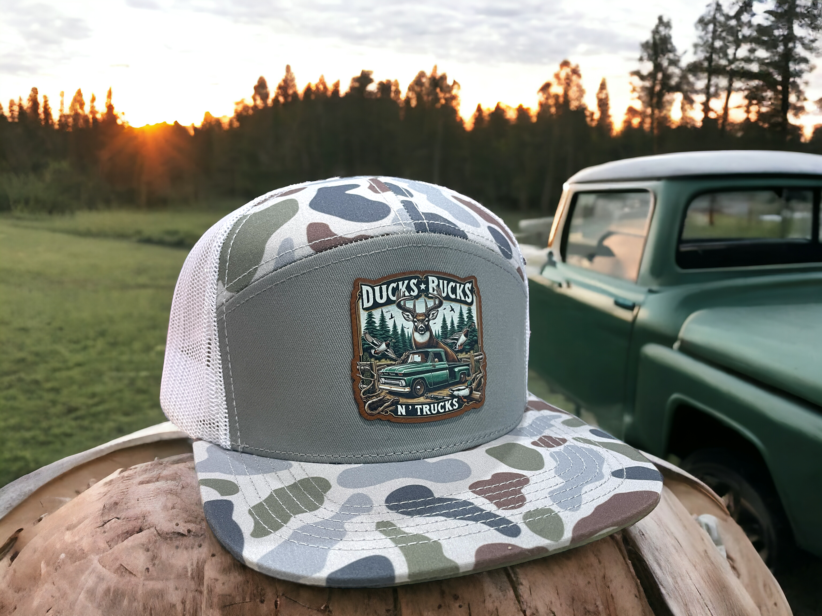 Ducks Bucks N' Trucks Patch - SA7AGE Lost Hat. Co. - Premium Headwear from Lost Hat Co. - Just $34.95! Shop now at Pat's Monograms