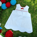 Ole Miss Rebels Scallop Dress — Krewe Kids Baby & Toddler Dresses