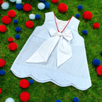 Ole Miss Rebels Scallop Dress — Krewe Kids Baby & Toddler Dresses