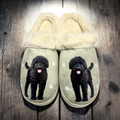 Black Labradoodle Snuggs Slippers — E&S Pets