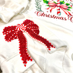 Candy Cane Club - Side Bow Sweatshirt — Christmas Shirts