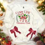 Candy Cane Club - Side Bow Sweatshirt — Christmas Shirts