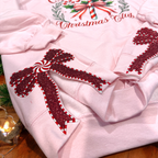 Candy Cane Club - Side Bow Sweatshirt — Christmas Shirts