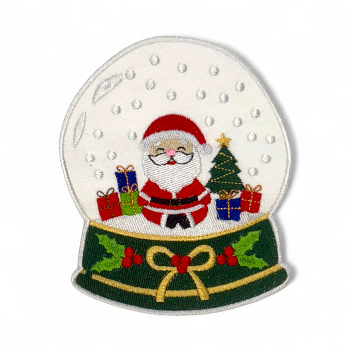 Santa Globe Tees and Infant Gowns - Premium Christmas Shirts from Pat's Monograms - Just $19.95! Shop now at Pat's Monograms