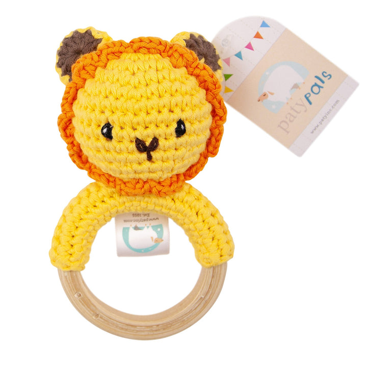 6" Paty Pal Rattle, Crocheted - Premium Baby Toys & Activity Equipment from Paty INC. - Just $12.95! Shop now at Pat's Monograms