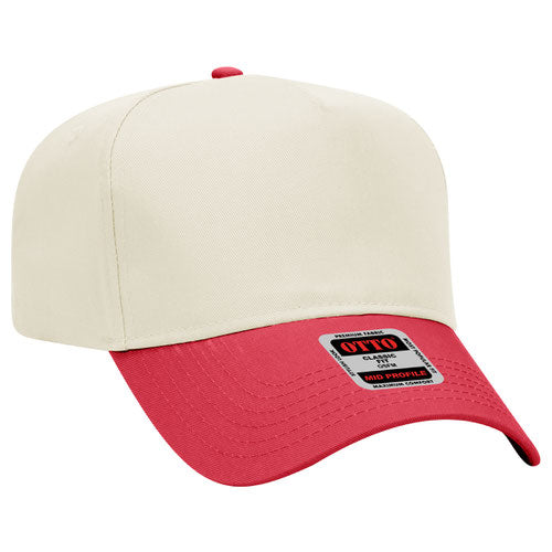 Otto 5 Panel 31- - Mid Profle Vintage Cotton/Twill Baseball Cap - Premium Hat from Otto Caps - Just $7.50! Shop now at Pat's Monograms