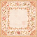 Rose & Gilt — Blush Baroque Mahjong Mat - Premium Mahjong from Told in Tiles - Just $80! Shop now at Pat's Monograms