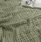 Adult Muslin Cotton Throw - Sage — Comfy Cubs blanket