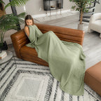 Adult Muslin Cotton Throw - Sage — Comfy Cubs blanket